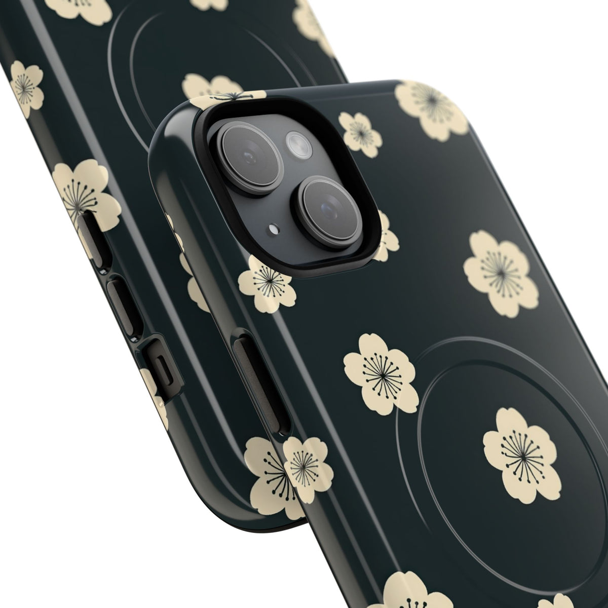 Midnight Sakura Bloom · Tough 2.0 Magnetic Phone Case for iPhone · Black