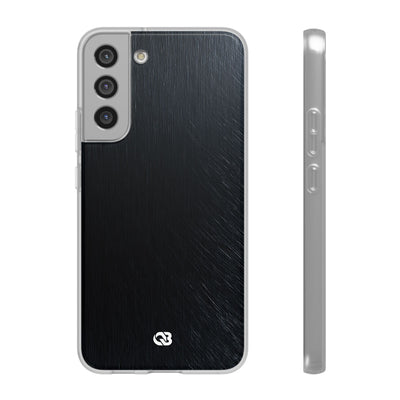 Brushed Obsidian Steel · Lite Phone Case for Samsung · Black