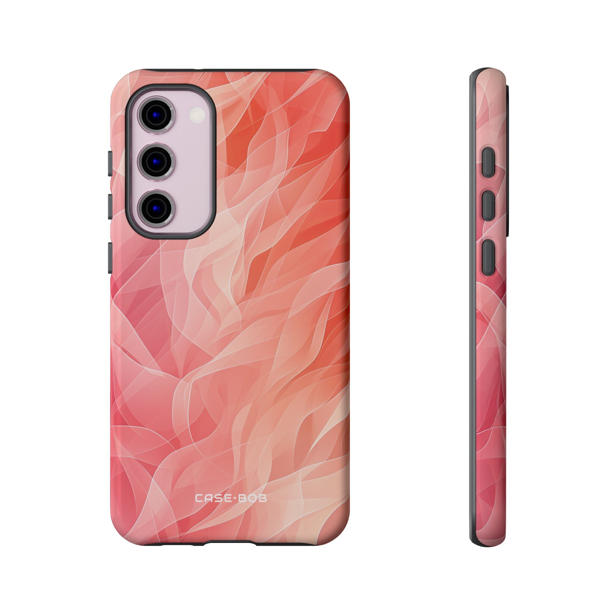 Peach Wave Drift Samsung S23 Plus Case - Tough