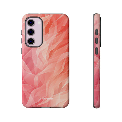 Peach Wave Drift Samsung S23 Plus Case - Tough