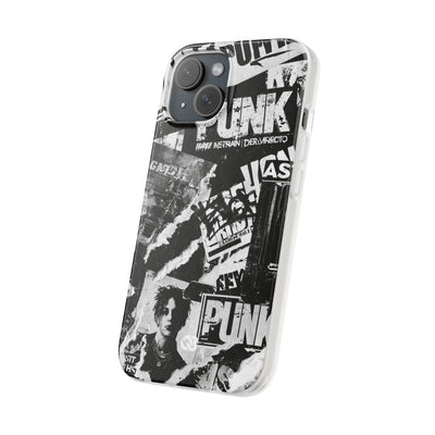 Underground Punk Collage · Lite Phone Case for iPhone ·  Black