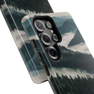Misty Pine Peaks · Tough Phone Case for Samsung