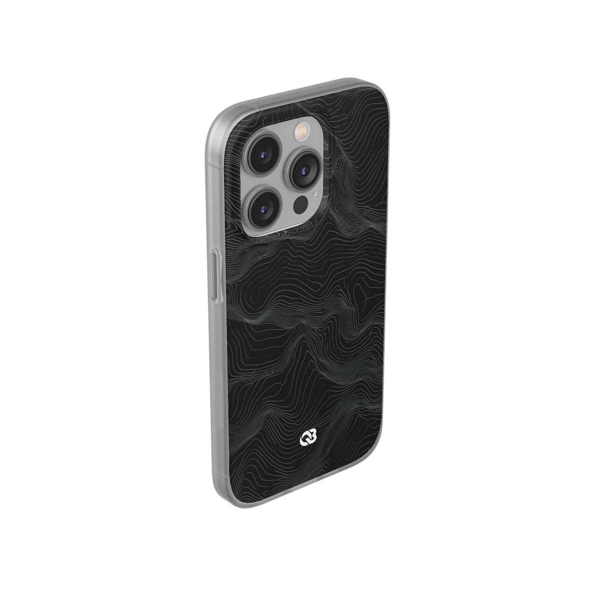 Obsidian Contour Elevation · Lite Phone Case for iPhone ·  Black