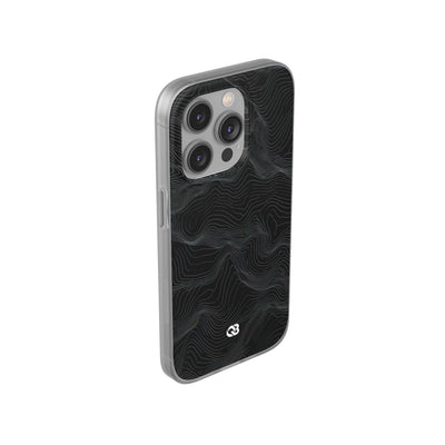 Obsidian Contour Elevation · Lite Phone Case for iPhone ·  Black