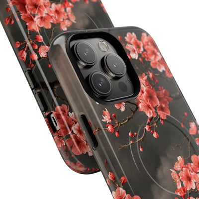 Dark Sakura Nocturne · Tough 2.0 Magnetic Phone Case for iPhone · Black