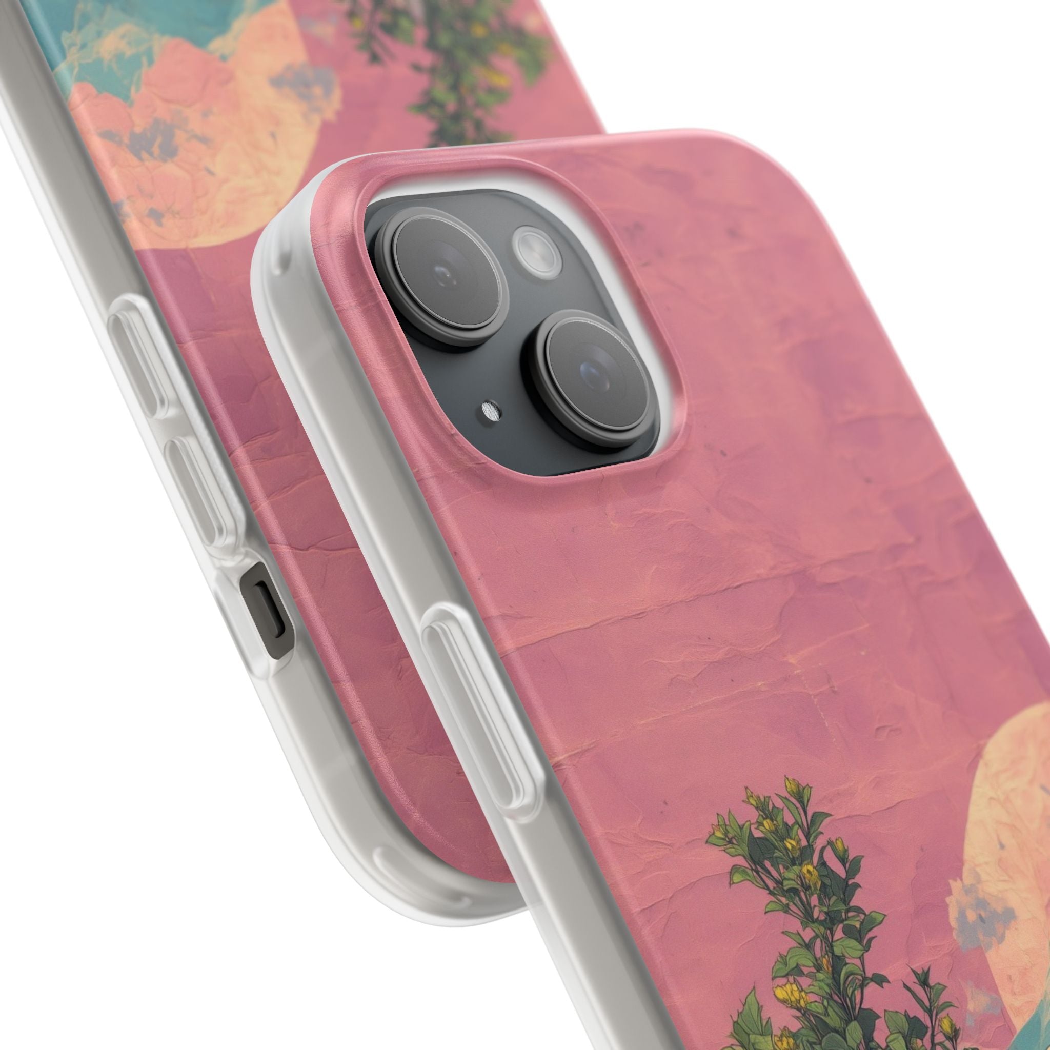 Lunar Pastel Bloom · Soft Phone Case for iPhone