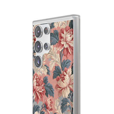 Blush Peony Jacquard · Lite Phone Case for Samsung · Pink