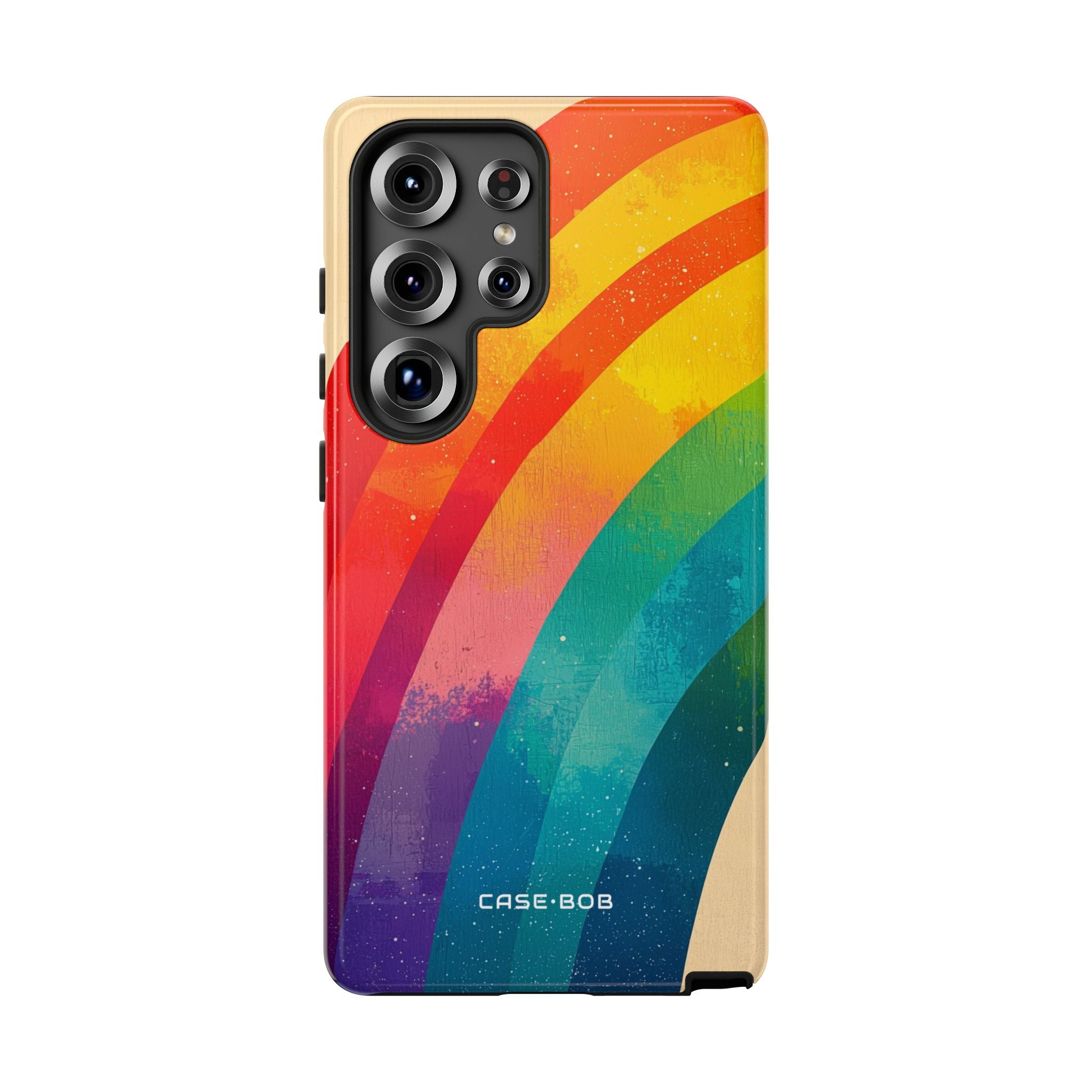 Texturierte Regenbogenbogen Samsung S25 Ultra Case - Tough