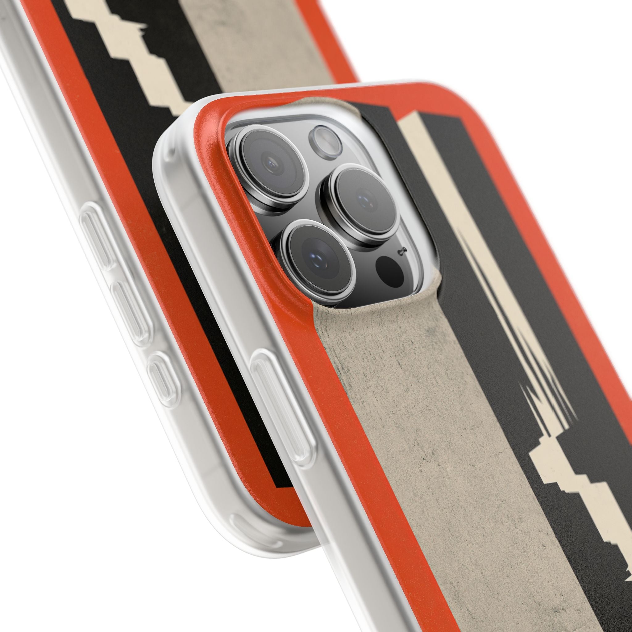 Orange Lite Phone Case for iPhone - Orange Monolith Rift