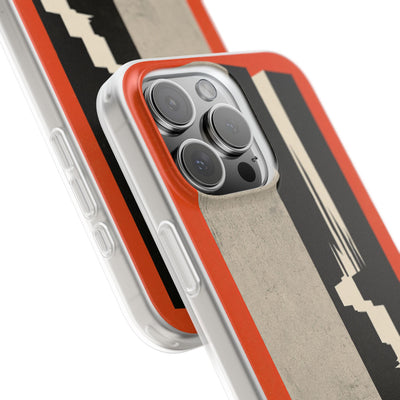 Orange Lite Phone Case for iPhone - Orange Monolith Rift