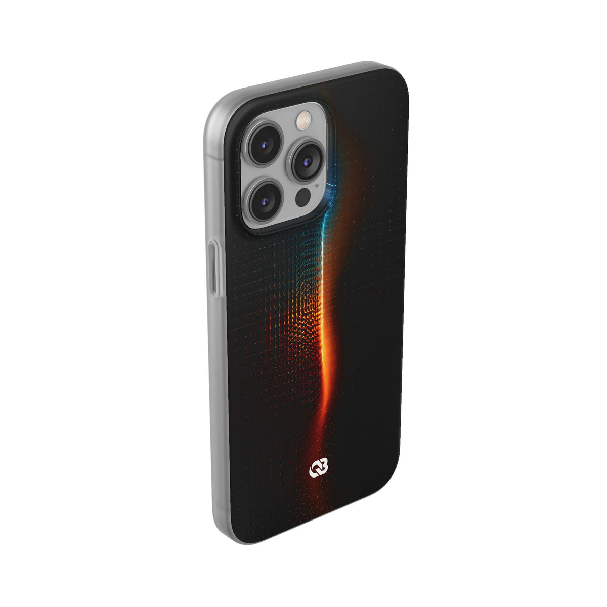 Luminous Refraction Grid · Lite Phone Case for iPhone ·  Black