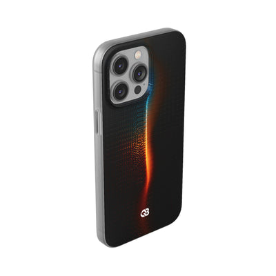 Luminous Refraction Grid · Lite Phone Case for iPhone ·  Black
