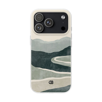 Green Lite Phone Case for iPhone - Misty Sage Valley