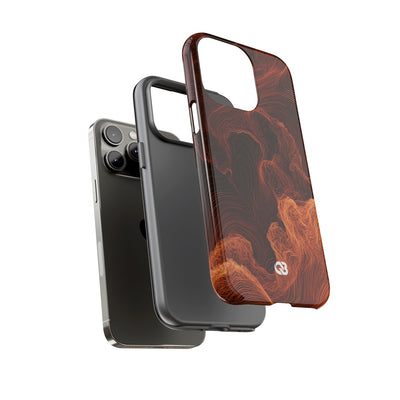 Amber Filament · Tough Phone Case for iPhone · Orange