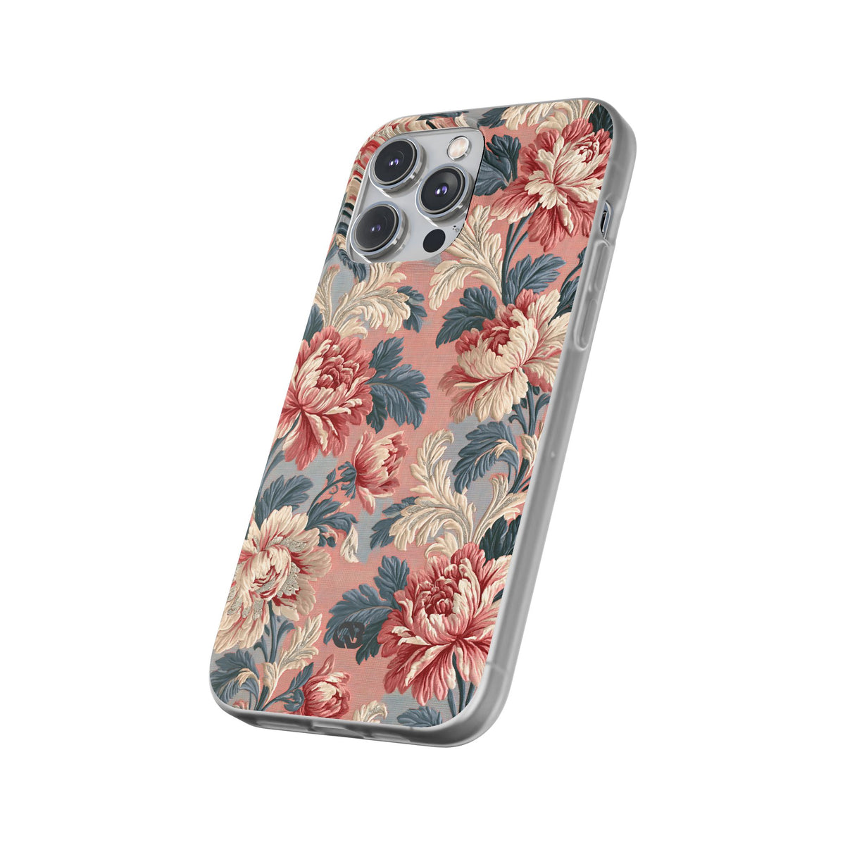 Blush Peony Jacquard · Lite Phone Case for iPhone ·  Pink