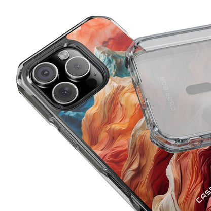 Fabric Peaks Cream iPhone 16 Pro Case - Impact