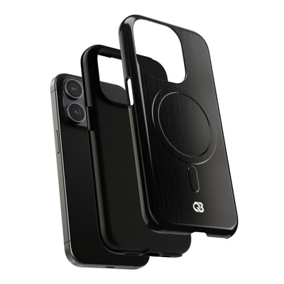Black Tough 2.0 Magsafe Phone Case for iPhone - Brushed Obsidian Slate