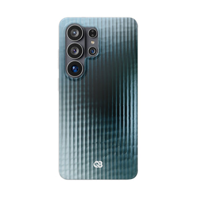 Blue Lite Phone Case for Samsung - Glacial Reeded Glass