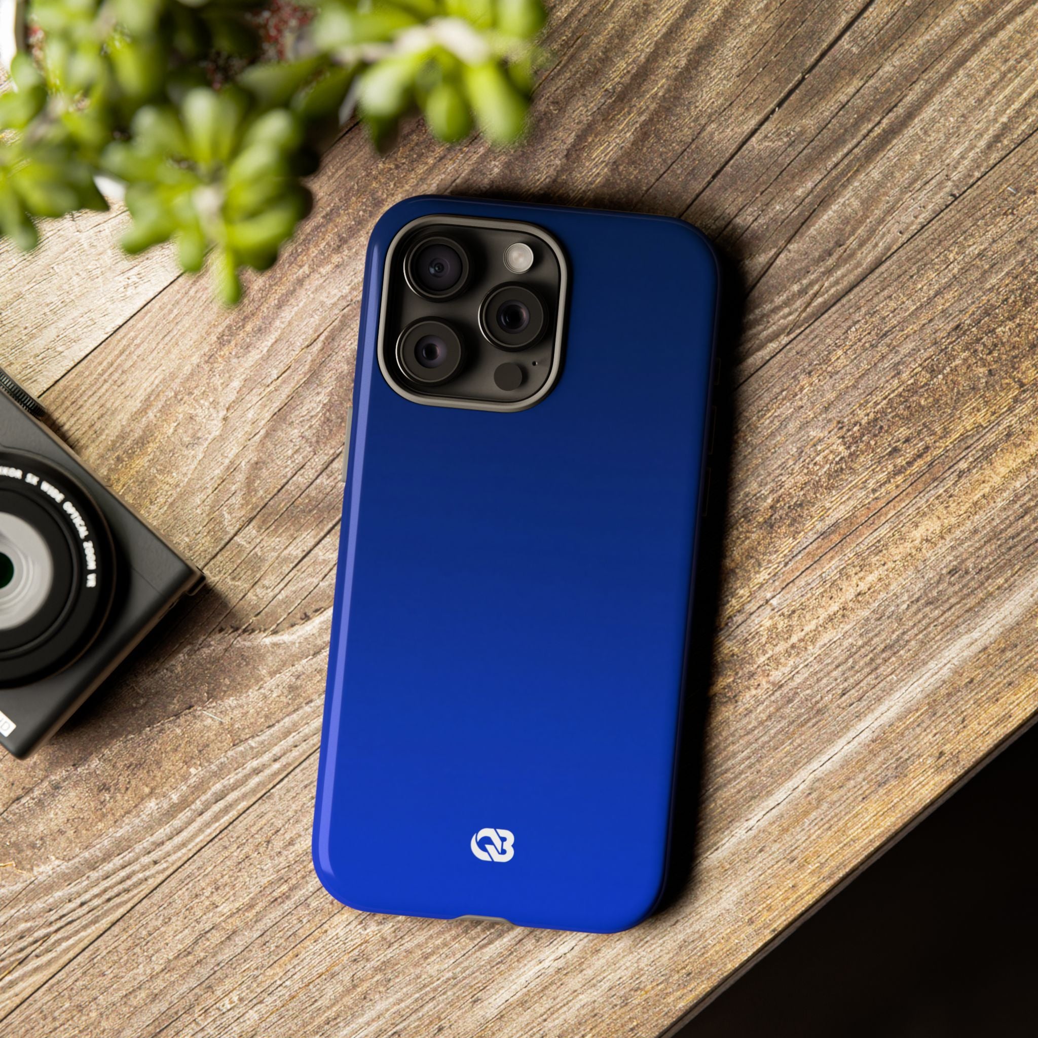 Blue Tough Phone Case for iPhone - Cobalt Depth Shift