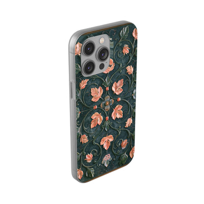 Florentine Rose Arabesque · Lite Phone Case for iPhone ·  Green