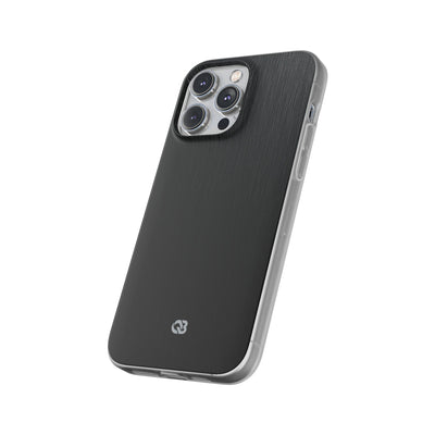 Obsidian Brushed Steel · Lite Phone Case for iPhone ·  Black