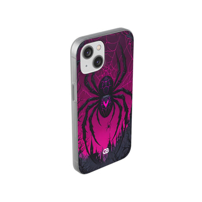 Obsidian Neon Widow · Soft Handyhülle für iPhone