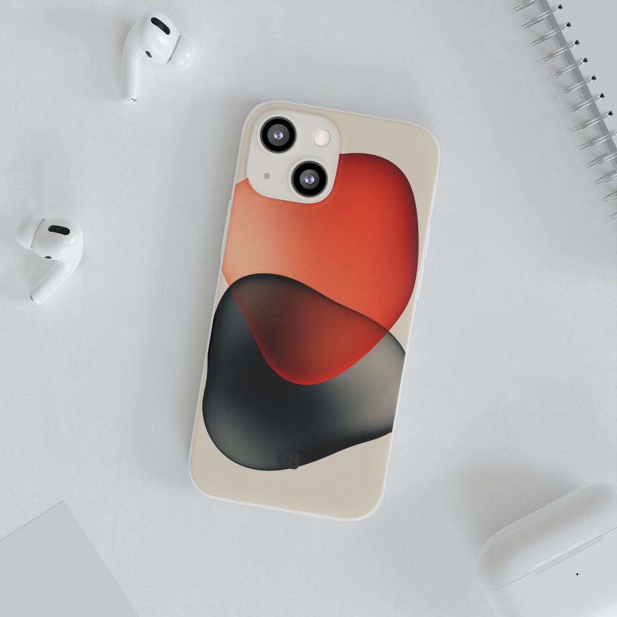 Translucent Crimson Form · Lite Phone Case for iPhone ·  Red