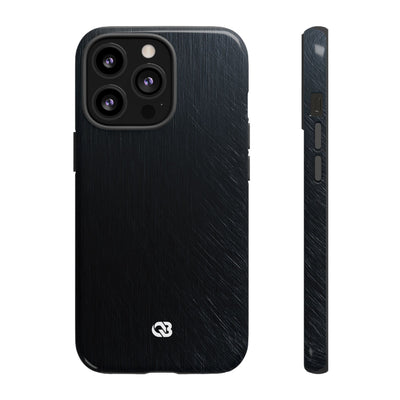 Brushed Obsidian Steel · Tough Phone Case for iPhone · Black