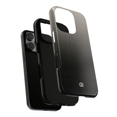 Grey Tough Phone Case for iPhone - Faded Sand Mesh