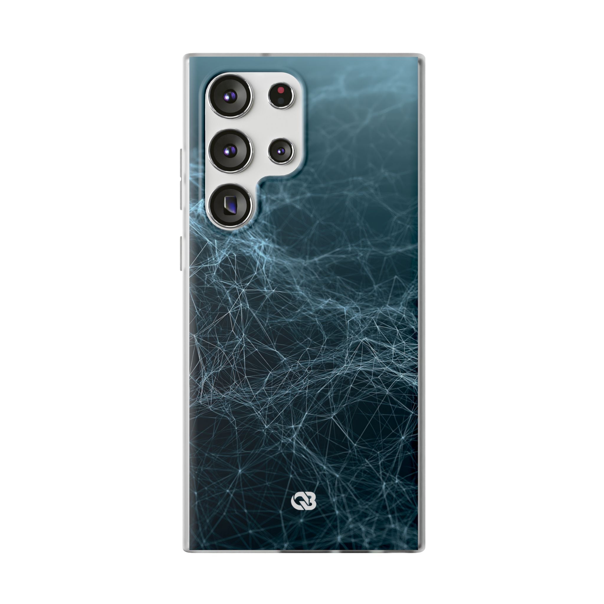 Teal Lite Phone Case for Samsung - Arctic Neural Mesh