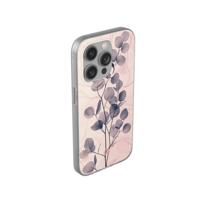 Ethereal Indigo Eucalyptus · Soft Phone Case for iPhone