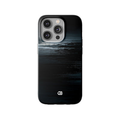 Black Lite Phone Case for iPhone - Frozen Signal Glitch