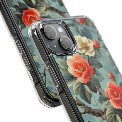 Coral Bloom iPhone 15 Plus Cover - Impact