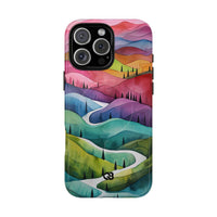 Fluid Rainbow Ridge · Tough 2.0 Case  · Magsafe