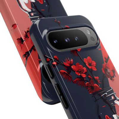 Crimson Blossom Jar · Tough Handyhülle für Google Pixel