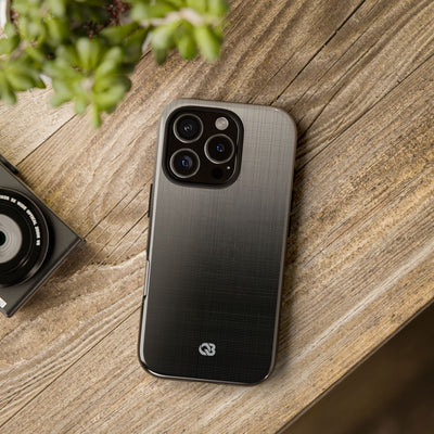 Grey Tough Phone Case for iPhone - Faded Sand Mesh