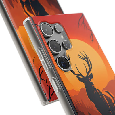 Amber Ridge Stag · Soft Phone Case for Samsung