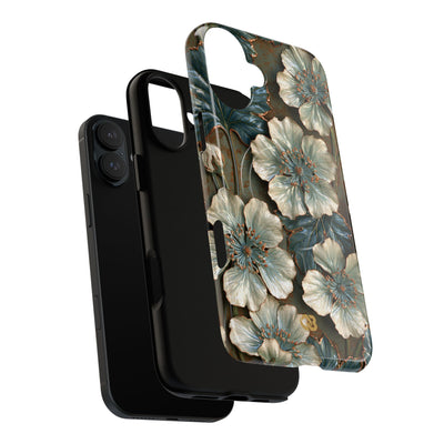 Gilded Blossom Reverie · Tough 2.0 Magnetic Phone Case for iPhone · Teal