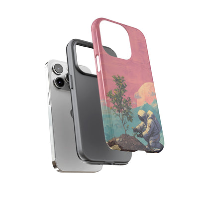 Lunar Pastel Bloom · Coque de téléphone Tough pour iPhone