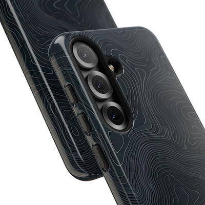 Obsidian Elevation · Tough Phone Case for Samsung · Black