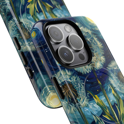 Starry Dandelion Swirl · Tough+ Coque de téléphone pour iPhone · Magsafe