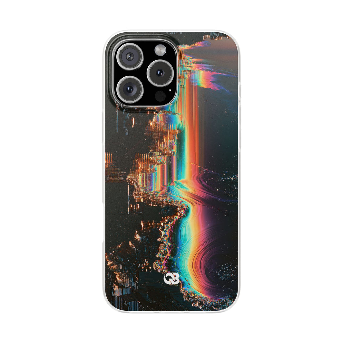 Prismatic Circuit · Lite Phone Case for iPhone ·  Black