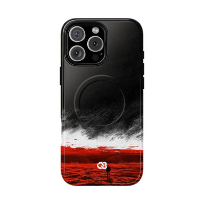 Crimson Horizon · Tough 2.0 Magnetic Phone Case for iPhone · Black