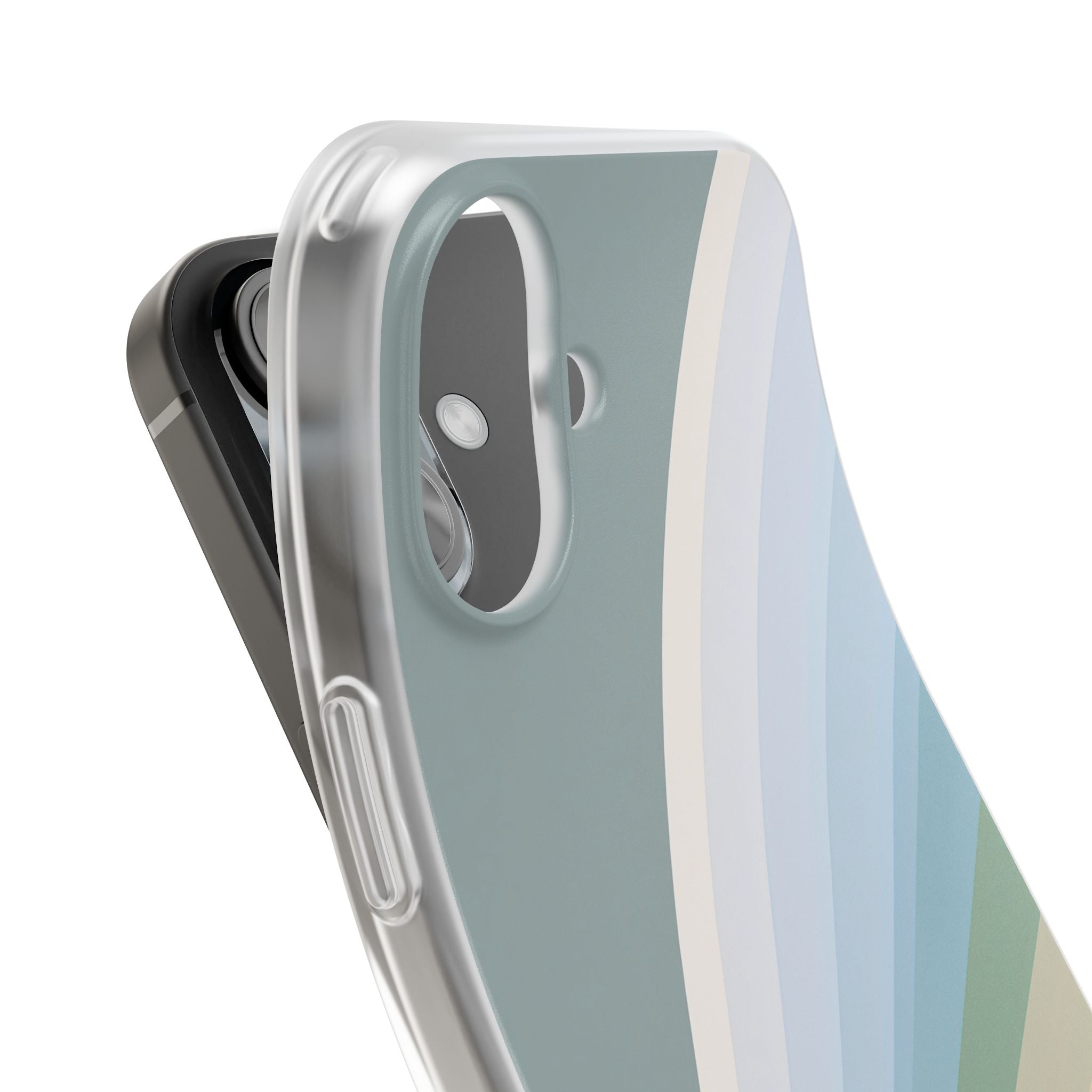 Green Lite Phone Case for iPhone - Sage Prism Beam