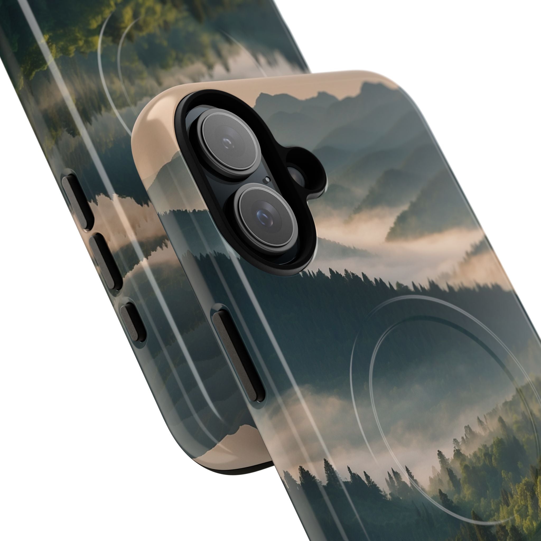 Foggy Mountain Ridge · Tough+ Hoesje voor iPhone · Magsafe