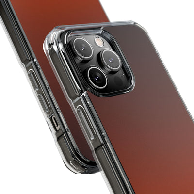 Orange Impact MagSafe Phone Case for iPhone - Obsidian Ember Fade