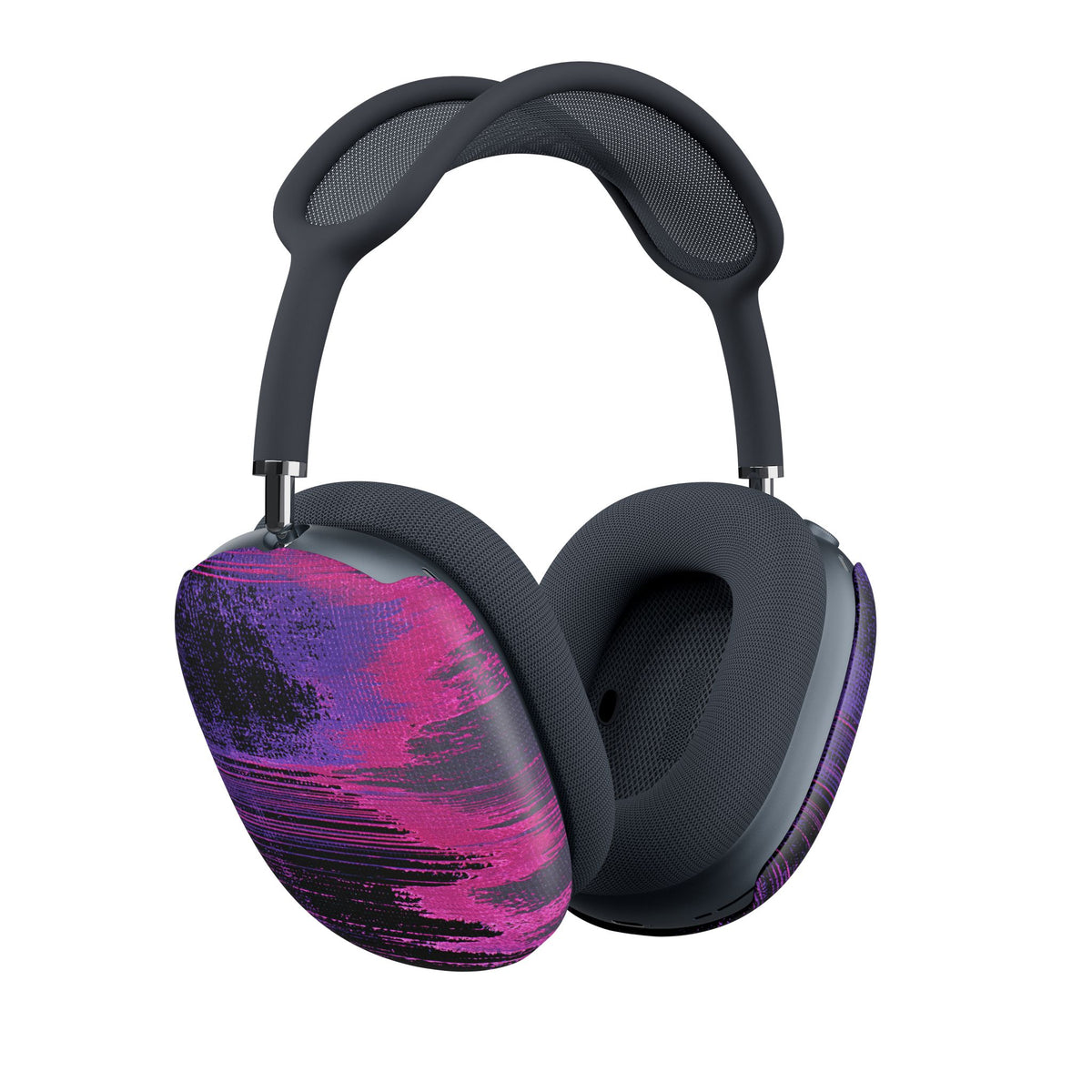 Neon Signal Shift · Hard Case for AirPods Max · Purple