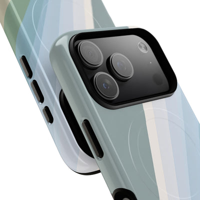 Green Tough 2.0 Magsafe Phone Case for iPhone - Sage Prism Beam