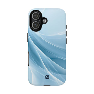 Glacial Ridge Contours · Tough Phone Case for iPhone · Blue
