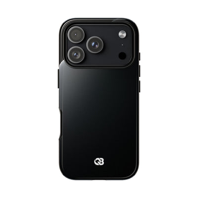 Black Tough Phone Case for iPhone - Obsidian Lunar Arch